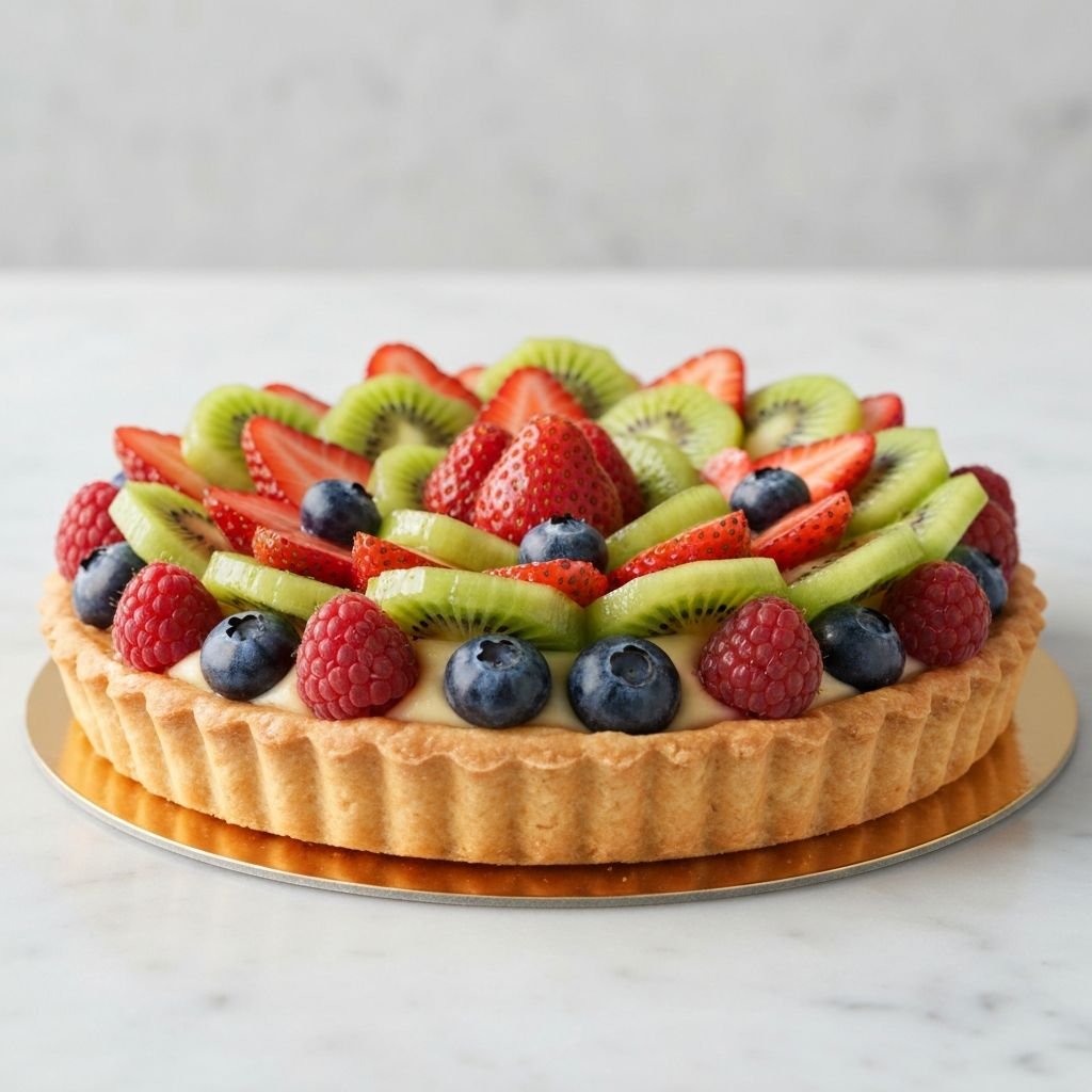 Tarta de fruita fresca