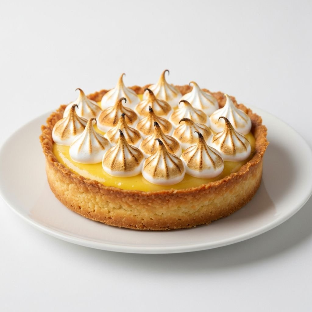 Tarta de llimona i merengue