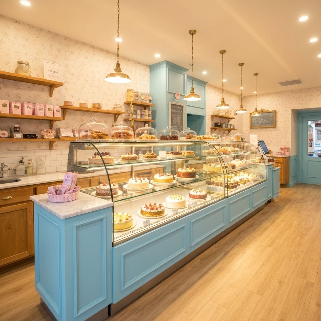 Interior de la pastisseria Caramel Salat a Berga